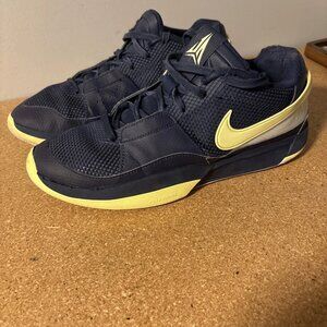 Nike Ja 1 Murray State Sz 11 Mens Midnight Navy Laser Orange Basketball Shoes